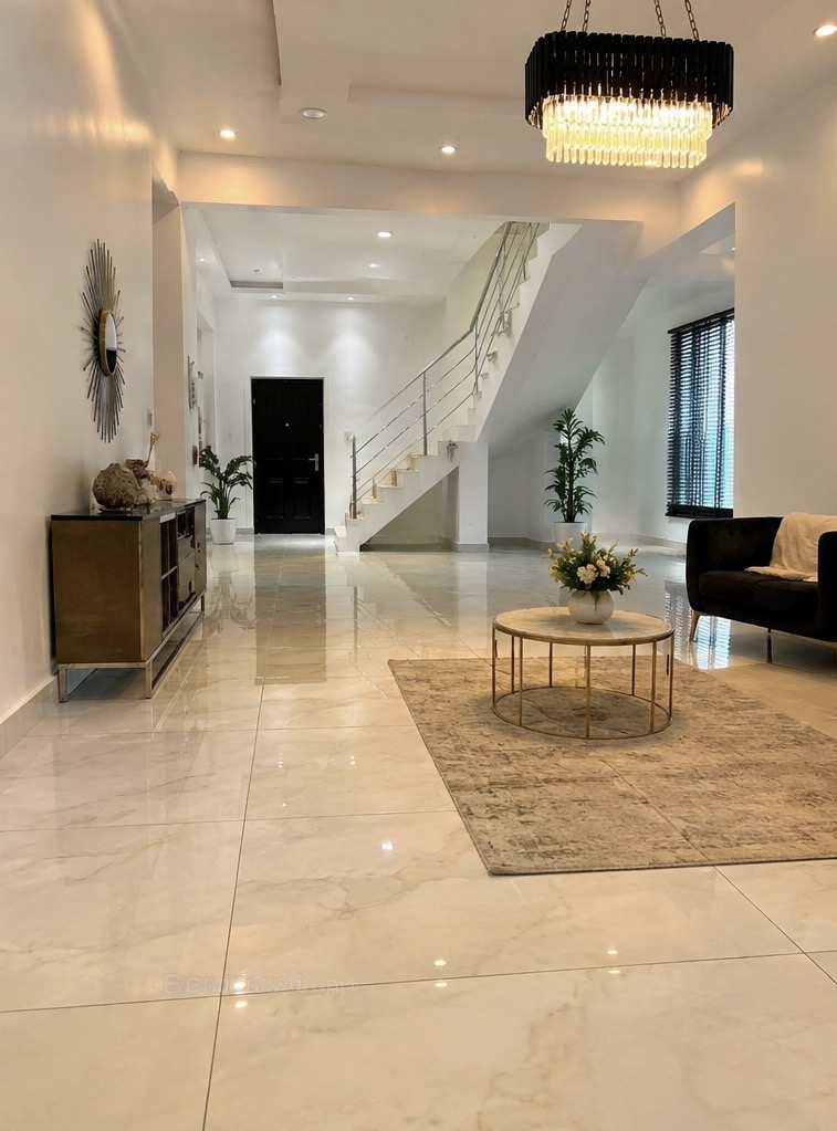 Living room after cleaning