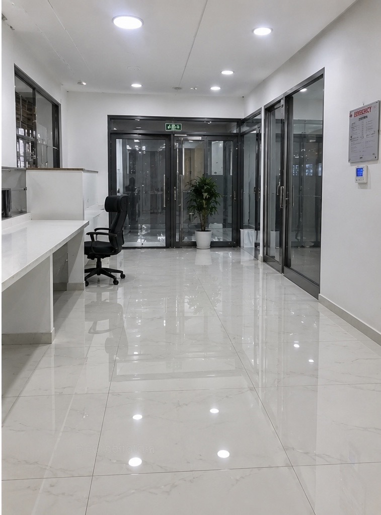 Office after cleaning